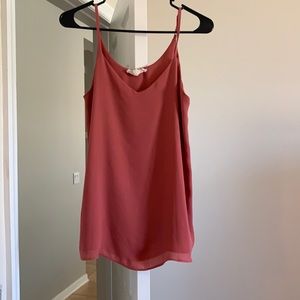 Women’s coral tank top